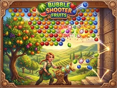 Cluiche Bubble Shooter Fruits