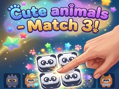 Cluiche Cute animals - Match 3!