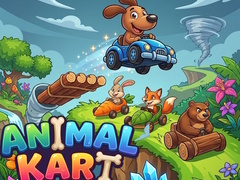 Cluiche Animal Kart