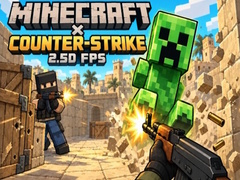 Cluiche Minecraft Counter Strike: 2.5D FPS