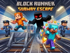Cluiche Block Runner: Subway Escape