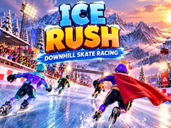 Cluiche Ice Rush Downhill Skate Racing