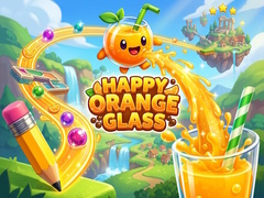 Cluiche Happy Orange Glass