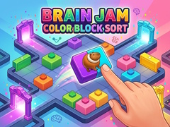 Cluiche Brain Jam Color Block Sort