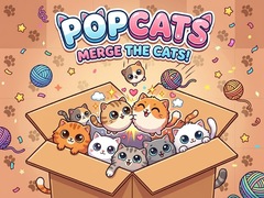 Cluiche PopCats: Merge the cats!