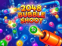 Cluiche 2048 Bubble Shoot