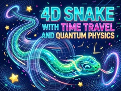 Cluiche 4D Snake with Time travel and Quantum Physics