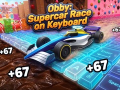 Cluiche Obby: Supercar Race on Keyboard