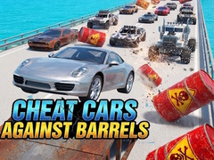 Cluiche Cheat cars against barrels
