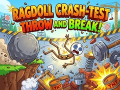 Cluiche Ragdoll Crash-Test: Throw and Break!