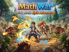 Cluiche Math War: Quick Math Epic Adventure