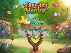Cluiche Sling shot Hanter