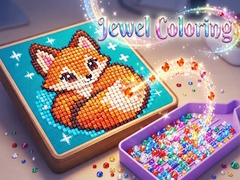 Cluiche Jewel Coloring