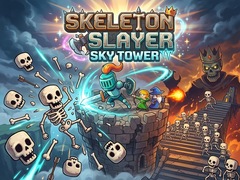 Cluiche Skeleton Slayer Sky Tower