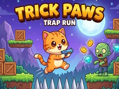 Cluiche Trick Paws Trap Run