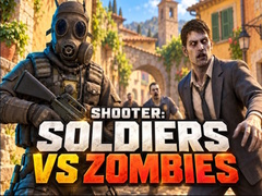Cluiche Shooter: Soldiers vs Zombies