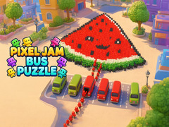 Cluiche Pixel Jam Bus Puzzle: Color Sort