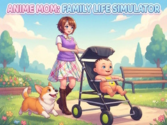 Cluiche Anime Mom: Family Life Simulator