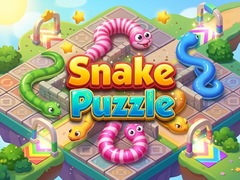 Cluiche Snake Puzzle