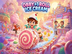 Cluiche Obby +1 Roll Ice Cream