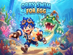 Cluiche Obby Swim for Egg