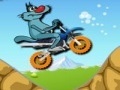 Cluiche Oggy And The Cockroaches Bike