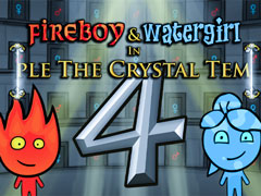 Cluiche Fireboy and Watergirl 4: Crystal Temple