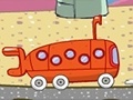 Cluiche Sponge Bob bus express