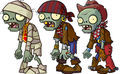 Plandaí vs cluichí Zombies 
