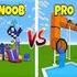 Cluiche Noob vs Pro 